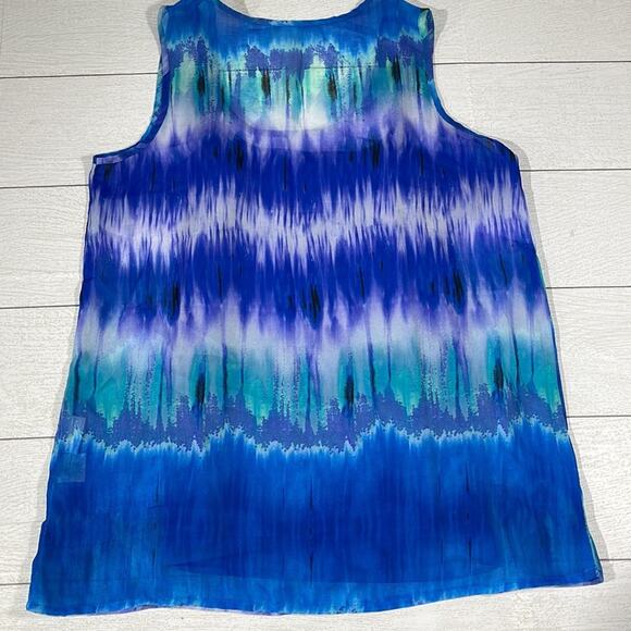 ADiva Ocean Blues Tank Top with Spaghetti Strap Under Shirt Size Small - Picture 8 of 8